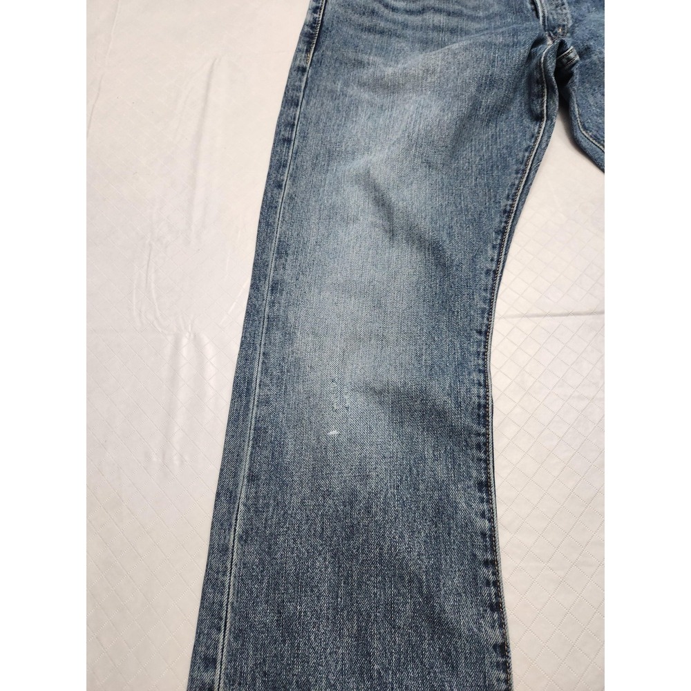 Denim & Supply RL Jeans Mens 33x30 Blue Bootcut Distressed USA Flag Denim Pants - Picture 2 of 16